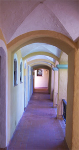 cool pastel coloured walkways