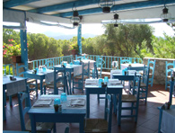 corner of restaurant