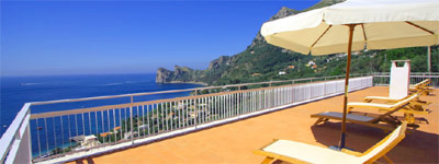 luxury villa on the Amalfi coast