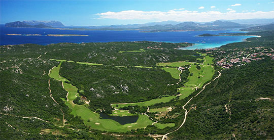 Pevero golf club Porto Cervo Sardinia