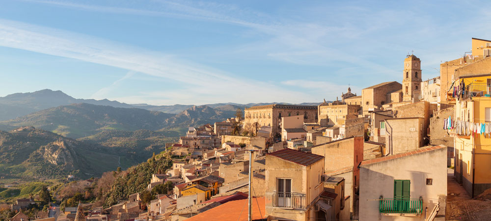 Mountain village Sicily